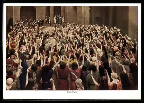 AK Oberammergau, Passionsspiele 1930, Empörung