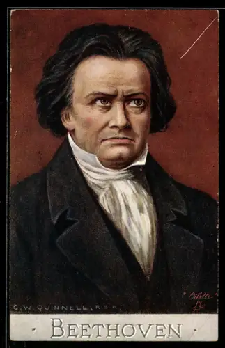 Künstler-AK Bildnis des Komponisten Beethoven