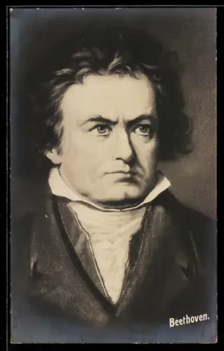 AK Ludwig van Beethoven, Portrait