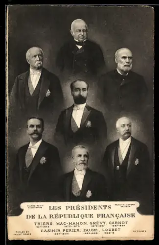 AK Les Présidents de la République Francaise