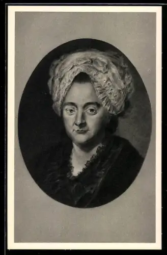 AK Portrait von Goethes Mutter Catharina Elisabeth