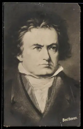 AK Ludwig van Beethoven, Portrait