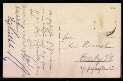 AK Raben, Teilansicht mit der Burg Rabenstein