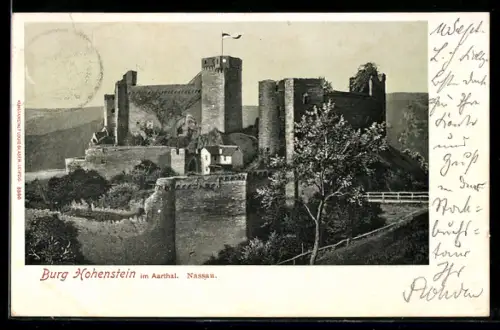 AK Hohenstein, Blick auf Burg