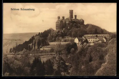 AK Schaumburg, Blick zum Schloss