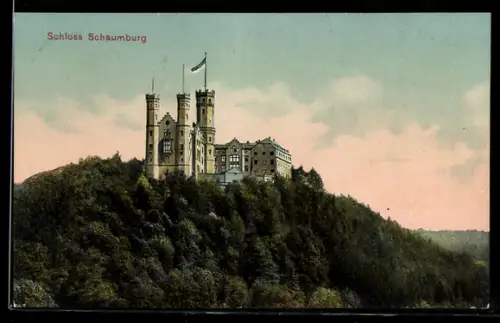 AK Schaumburg, Blick auf das Schloss