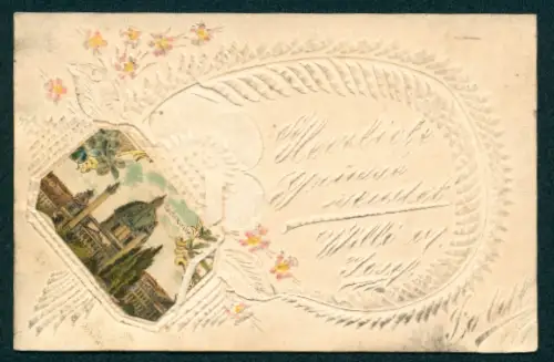 Papierkunst-AK Wien, Die Karlskirche