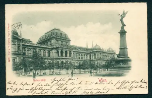 Relief-AK Wien, Blick zur Universität