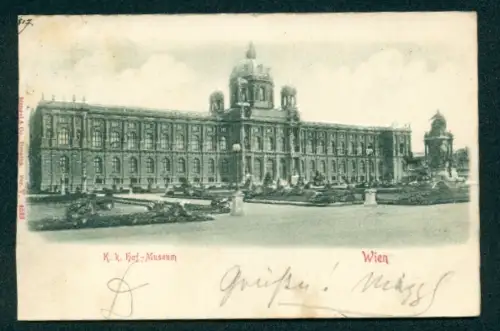 Relief-AK Wien, K. k. Hof-Museum