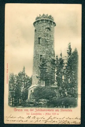 Relief-AK Leonfelden, Jubiläumswarte am Sternstein