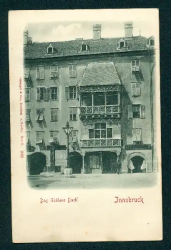 Relief-AK Innsbruck, Das Goldene Dachl