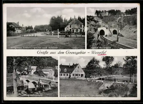 AK Losheimergraben, Hellenthal, Grenze