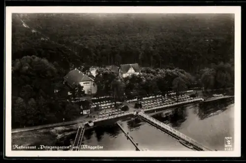 AK Berlin-Köpenick, Gaststätte Prinzengarten am Müggelsee alias Müggelseeperle