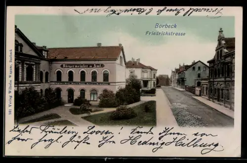 AK Borbeck, Bürgermeisteramt in der Friedrichstrasse