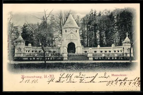 AK Boitzenburg /U.-M., Blick zum Mausoleum