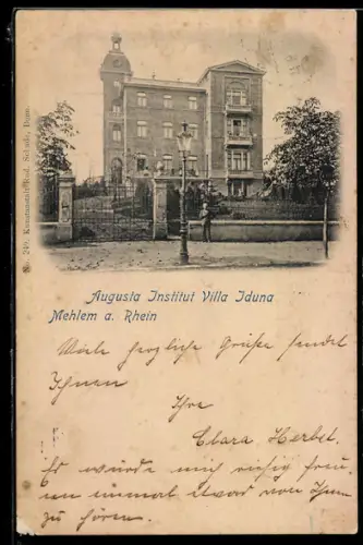 AK Mehlem a. Rhein, Augusta Institut Villa Iduna