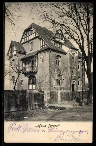 AK Moers, Ansicht vom Haus Perret