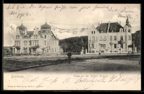 AK Bredeney, Villen an der Alfred-Strasse