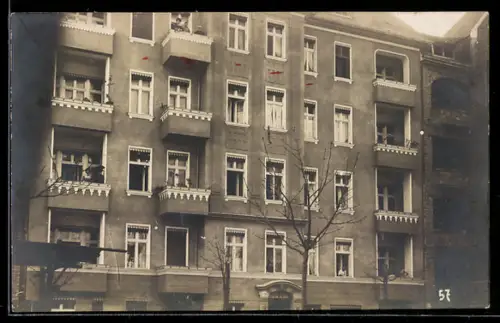 Foto-AK Berlin-Friedenau, Wohnhaus in der Bornstrasse 25 1910