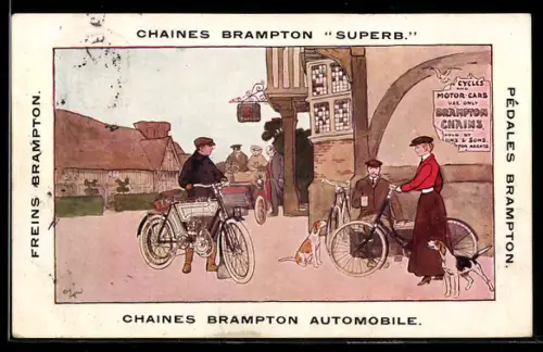 AK Chaines Brampton Superb, Pédales Brampton, Chaines Brampton Automobile, Reklame
