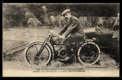 AK Motorrad, Les Champions du pneu Hutchinson, Isody sur Douglas et pneu Hutchinson