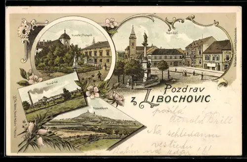 Lithographie Libochovice, Tovarna, Hazemburk, Namesti