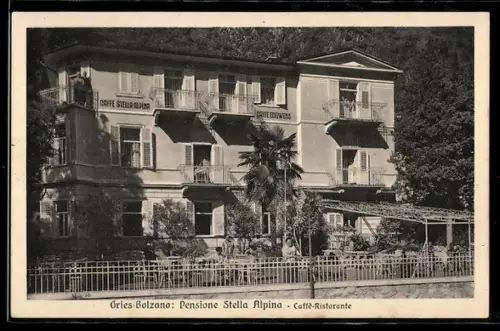 AK Gries-Bolzano, Pension Stella Alpina - Cafe Edelweiss