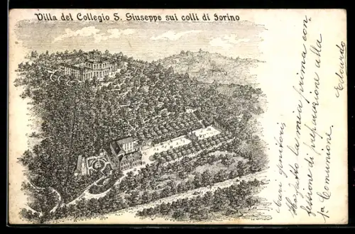 AK Torino, Villa del Collegio S. Giuseppe sui colli