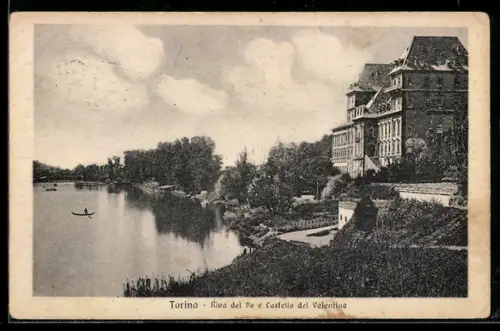 AK Torino, Riva del Po e Castello del Valentino