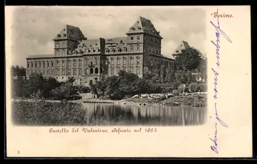 AK Torino, Castello del Valentino, edificato nel 1653