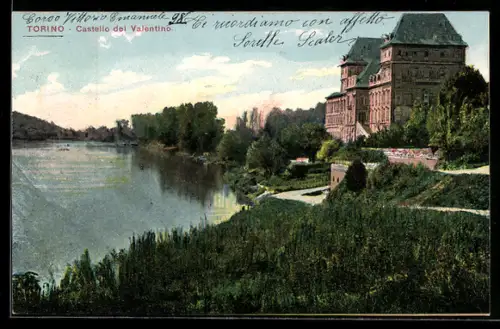 AK Torino, Castello del Valentino lungo il fiume Po