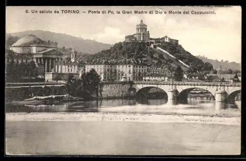 AK Torino, Ponte di Po, la Gran Madre di Dio e Monte dei Cappuccini