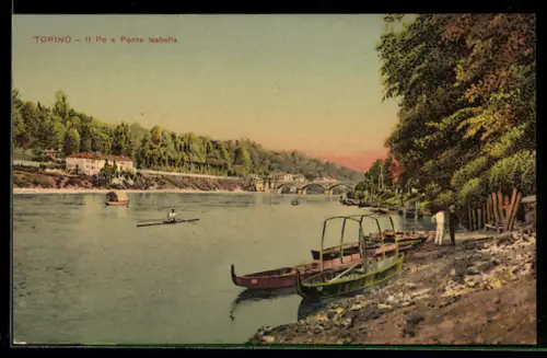 AK Torino, Il Po e Ponte Isabella
