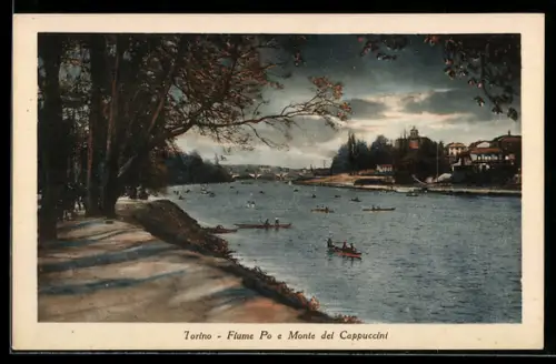 AK Torino, Fiume Po e Monte dei Cappuccini