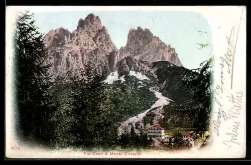 AK Tre Croci, Monte Cristallo e foresta alpina