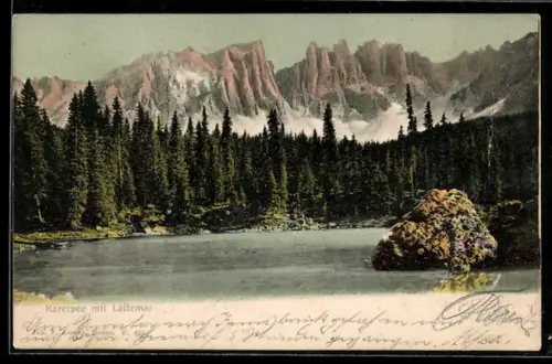 AK Karersee, Panorama mit Lattemar