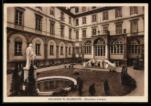 AK Torino, Collegio S. Giuseppe, Giardino d`onore