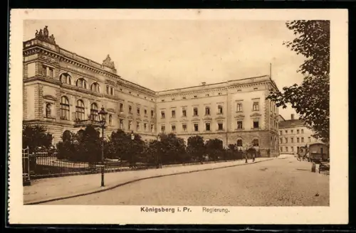 AK Königsberg i. Pr., an der Regierung