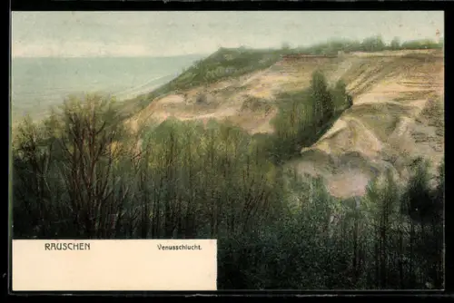 AK Rauschen, Venusschlucht mit Uferpartie