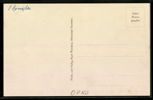 AK Rauschen / Ostsee, Schlängelweg