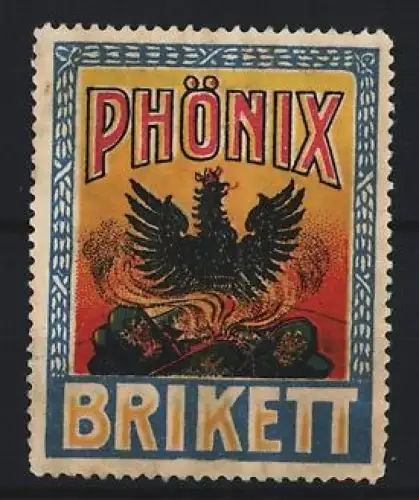 Reklamemarke Phönix Brikett, Phönix-Symbol