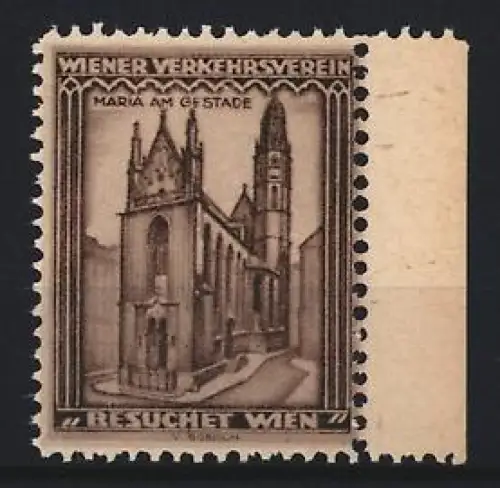Reklamemarke Wien, Maria am Gestade, Kirche und Architektur