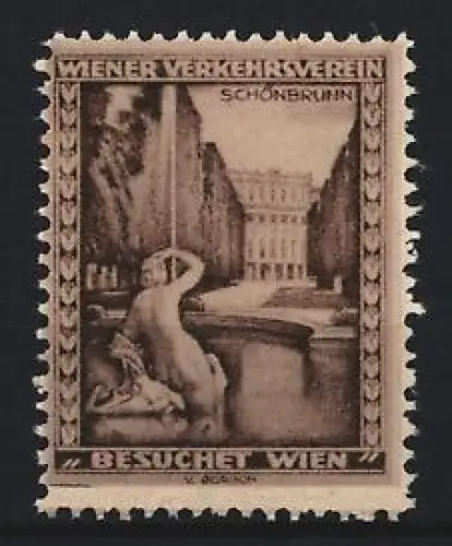 Reklamemarke Wien, Besuchet Wien, Schloss Schönbrunn