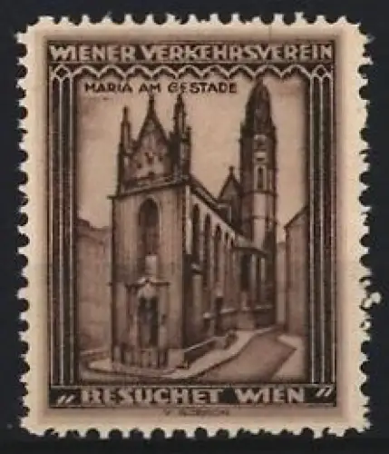 Reklamemarke Wien, Maria am Gestade, Kirche besuchen