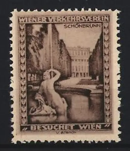 Reklamemarke Wien, Besuchet Wien, Schloss Schönbrunn