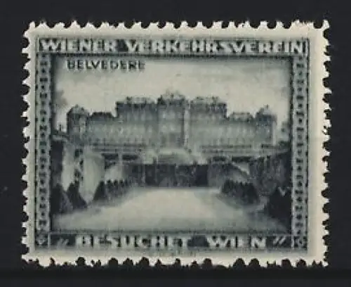 Reklamemarke Wien, Wiener Verkehrsverein, Belvedere