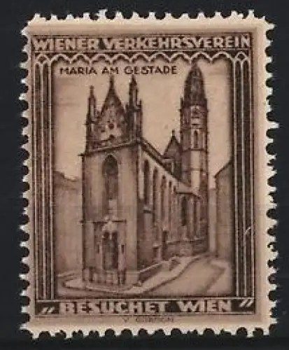 Reklamemarke Wien, Maria am Gestade, Kirche