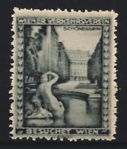 Reklamemarke Wien, Besuchet Wien, Schloss Schönbrunn