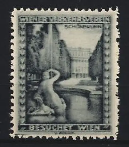 Reklamemarke Wien, Besuchet Wien, Schloss Schönbrunn