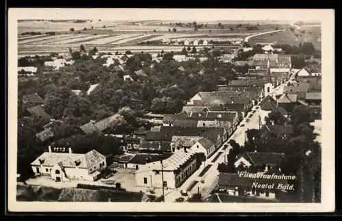 AK Neutal /Bgld., Fliegeraufnahme des Ortes